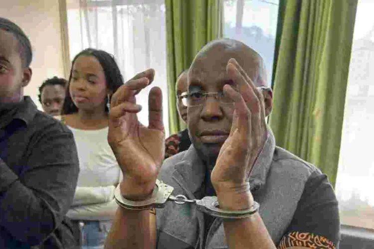 Jimi Wanjigi Confronts Officers During Arrest at DCI Headquarters