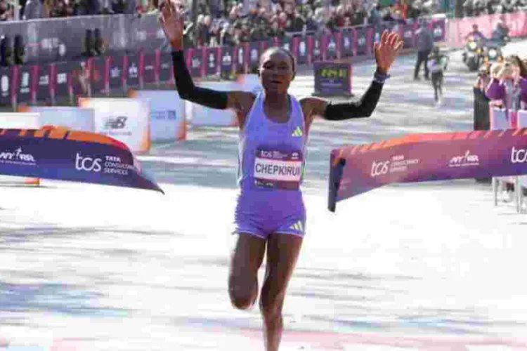 Kenyan Trio Dominates NYC Marathon as Chepkirui Claims Victory