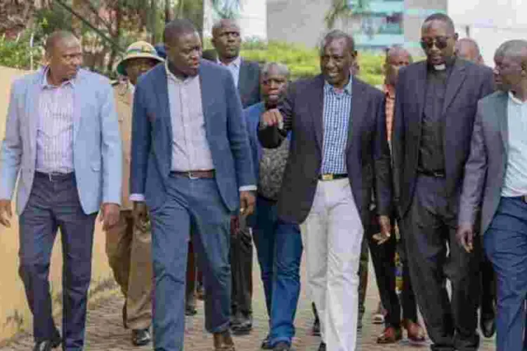 Ruto, Gachagua Hold Separate Sunday Services in Nairobi and Kajiado