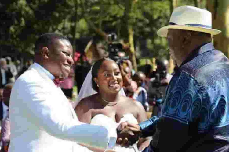 Uhuru Present as Kalonzo's Daughter Weds