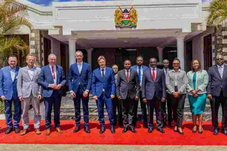 German Vice Chancellor Meets Kindiki at His Karen Residence