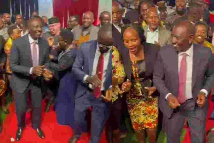 President Ruto Dances 'Kasongo' at Kisii State Lodge New Year Celebration