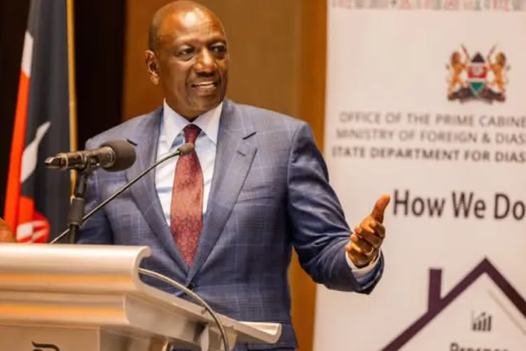 Ruto Meets Kenyan Diaspora in Egypt