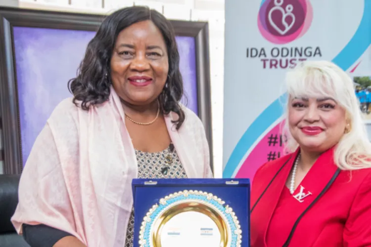 Ida Odinga Honored Internationally for Dedication to Education