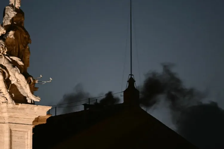 Black Smoke Rises Over Vatican as Papal Conclave Fails to Elect a Pope