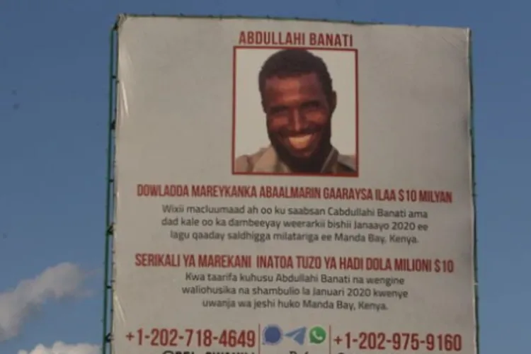 US Offers Sh1.3 Billion Bounty for al-Shabaab Operative in Garissa
