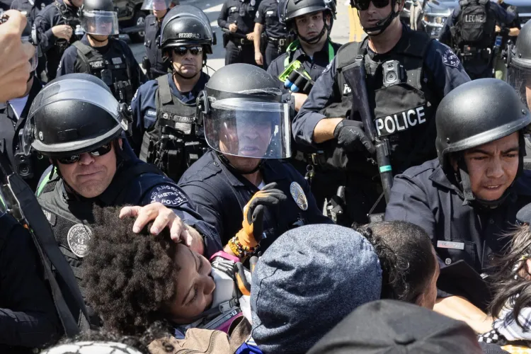 Los Angeles Faces Unrest as Immigration Raids Lead to Protests and Vandalism
