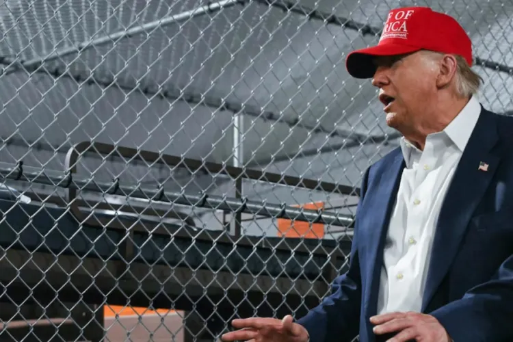 Trump Tours Controversial 'Alligator Alcatraz' Detention Center in Florida Everglades