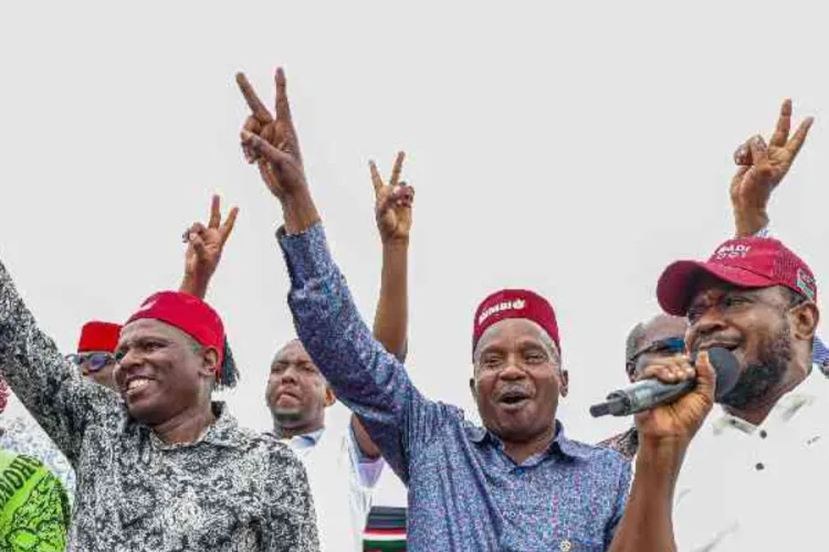 Kindiki, Joho, and Nassir Rally Support in Mombasa as Coast’s Political Stakes Rise