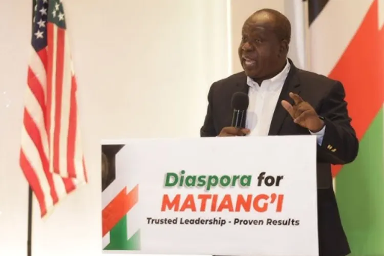 Matiang’i Launches 2027 Presidential Bid in Baltimore, Calls for Diaspora Mobilisation