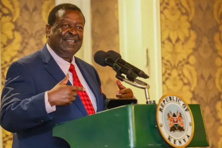 Mudavadi Condemns Gachagua for Urging US Probe into Kenyan Government