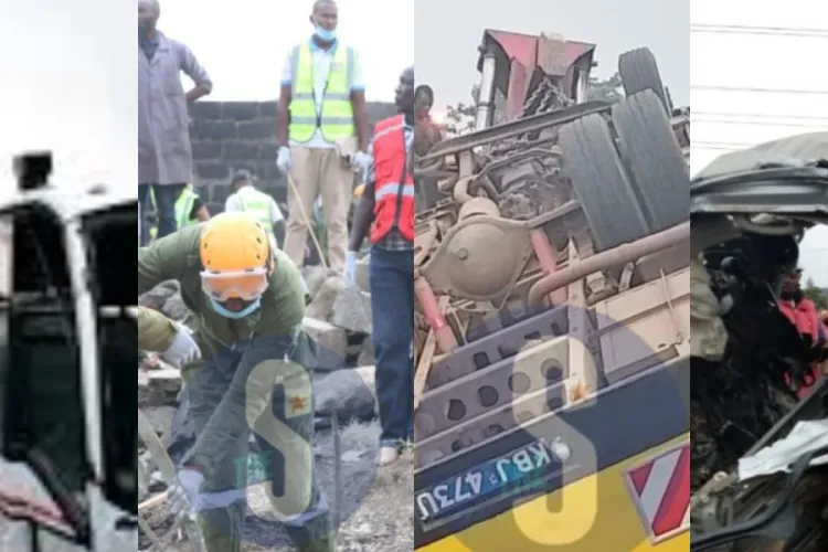 Three Days of Horror: 48 Dead in Rail, Air, and Road Crashes Across Four Kenyan Counties