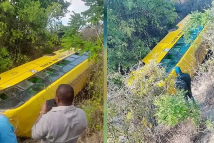 Multiple Injured as School Bus Returning from Masinga Dam Overturns in Machakos