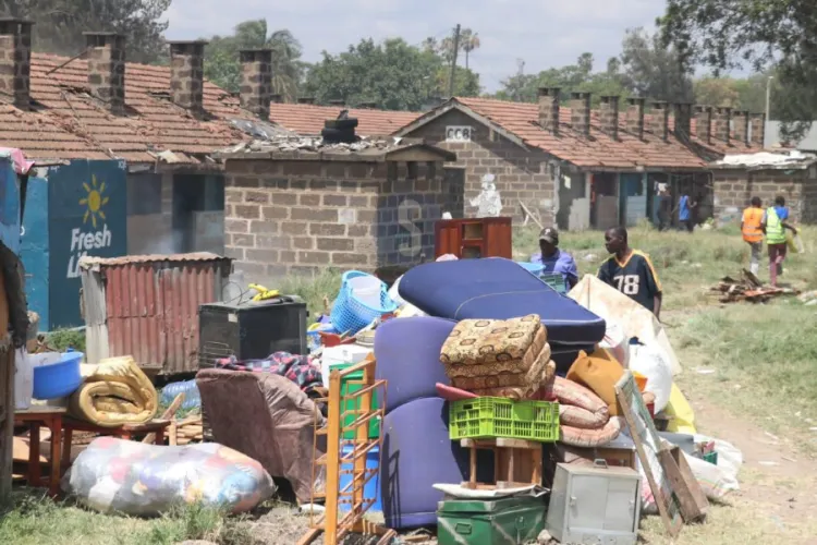 Makongeni Residents Scramble to Save Belongings Before Demolitions