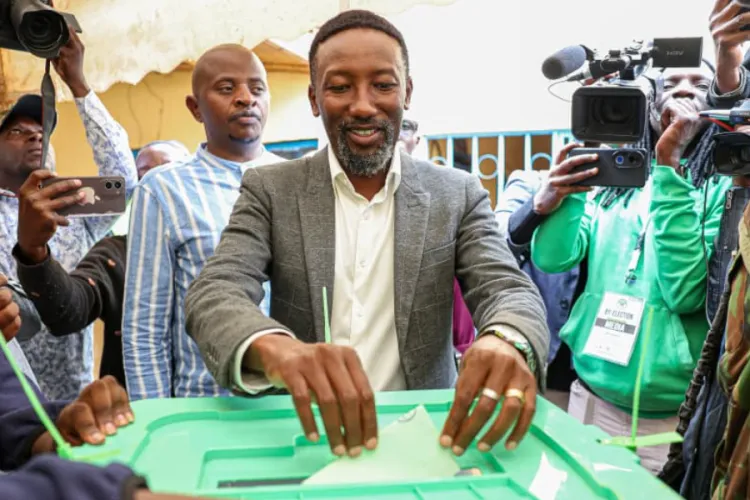 Mbeere North DP Candidate and Wife Cast Votes