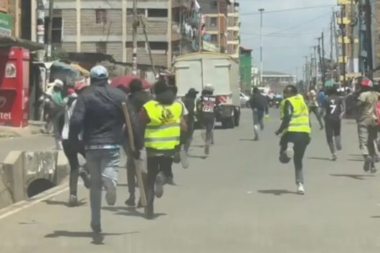Tear Gas and Gunfire Rock Kariobangi North as Gachagua Attends Church Service