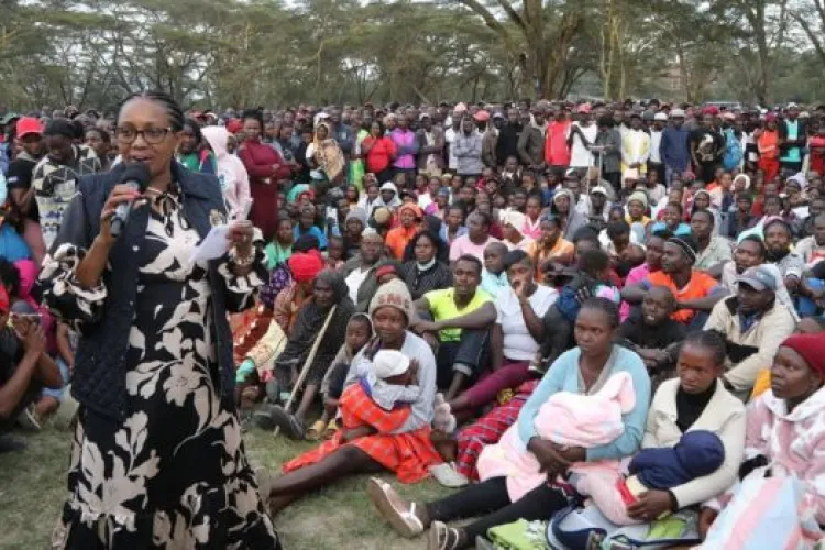 Governor Kihika’s Visit to Flood-Hit Naivasha Turns Chaotic as Crowd Turns Violent