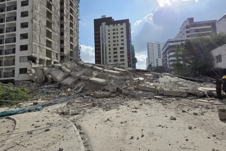 Two Feared Dead After Building Under Construction Collapses in South C
