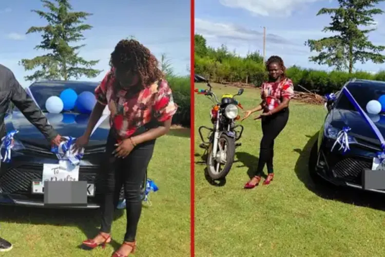 UK-Based Kenyan Woman Gifts Father New Car in Heartfelt Gratitude