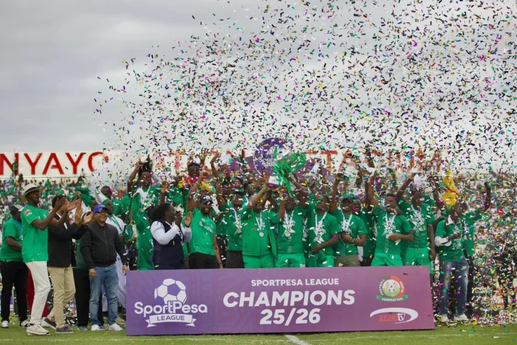 Ruto congratulates Gor Mahia after winning record 22nd league title