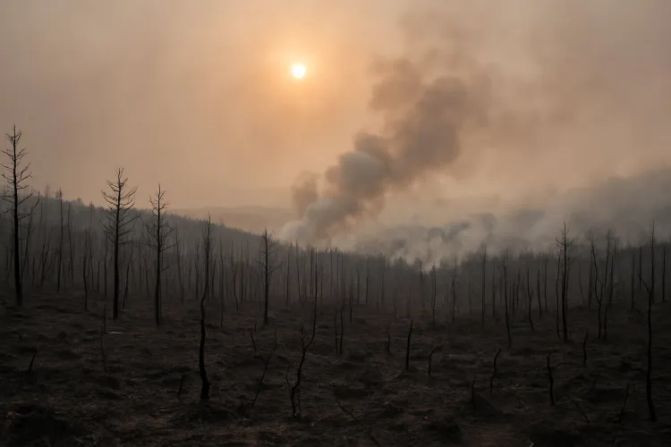 At least 12 dead as wildfires sweep through northern Algeria