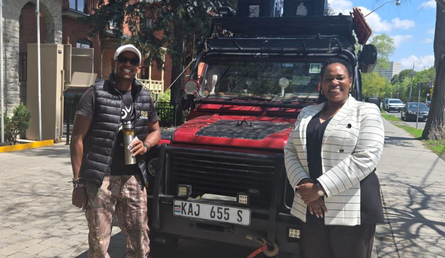 Kenyan Motorist Drives Land Rover Across Canada From Atlantic to Pacific