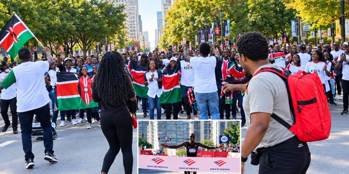 Kenyan Diaspora Turns Chicago Marathon Into Celebration of National Pride