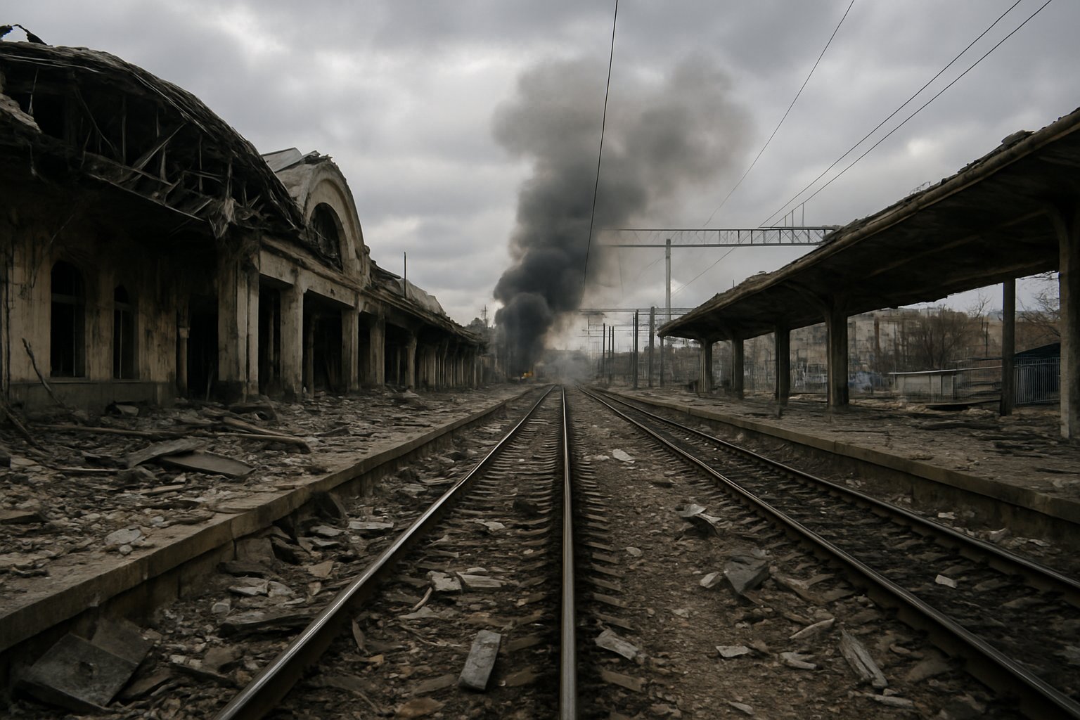 Russian attack hits rail workers in new deadly strikes on Kyiv