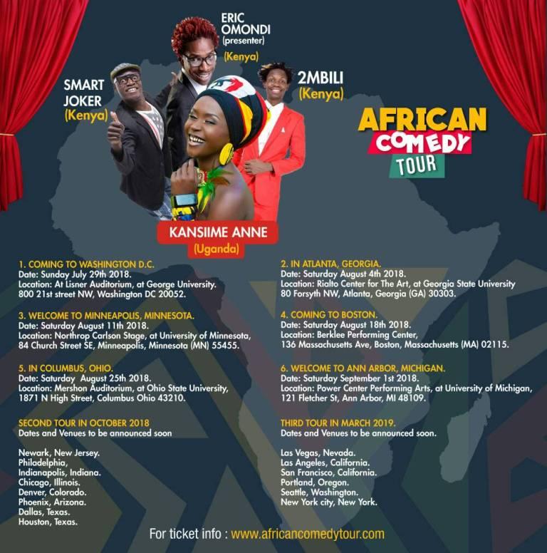 African Comedy Tour 2018