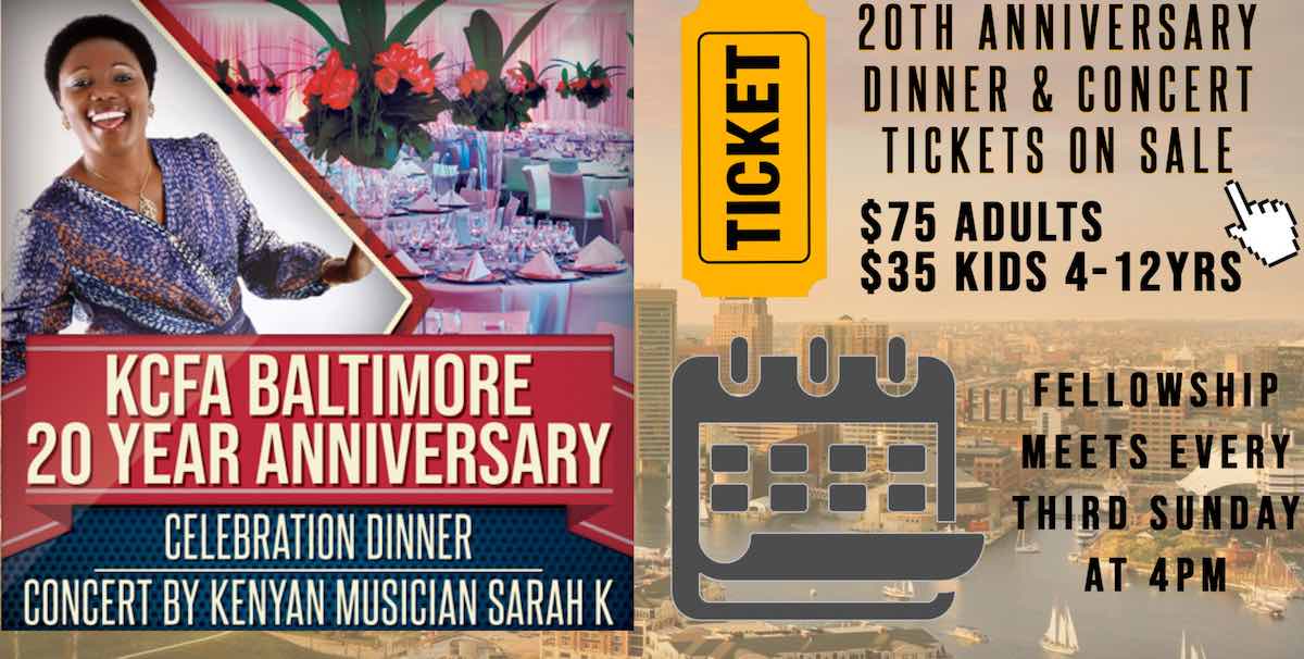 KCFA Baltimore 20th Anniversary Dinner