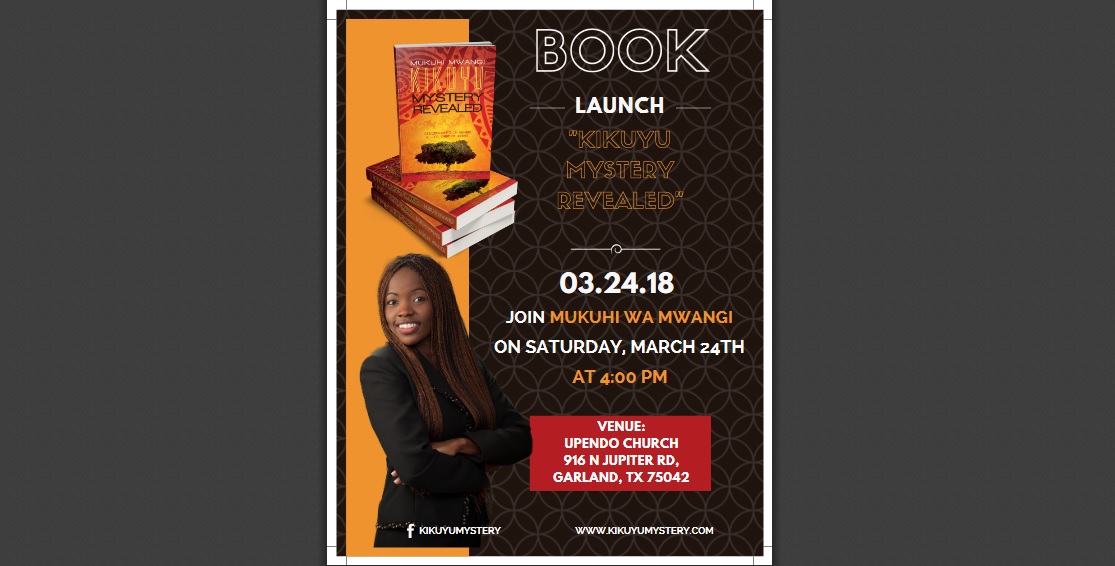 Mukuhi wa Mwangi "Kikuyu Mystery Revealed" Book Launch