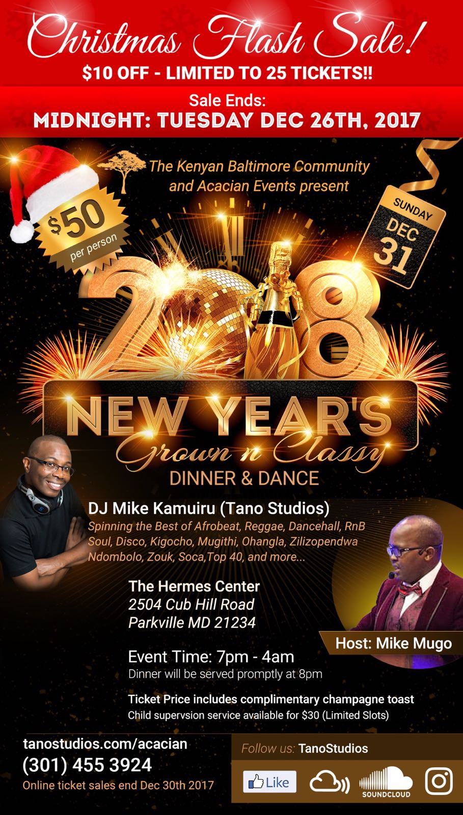 New Year's Eve Celebrations - DJ Mike Kamuiru