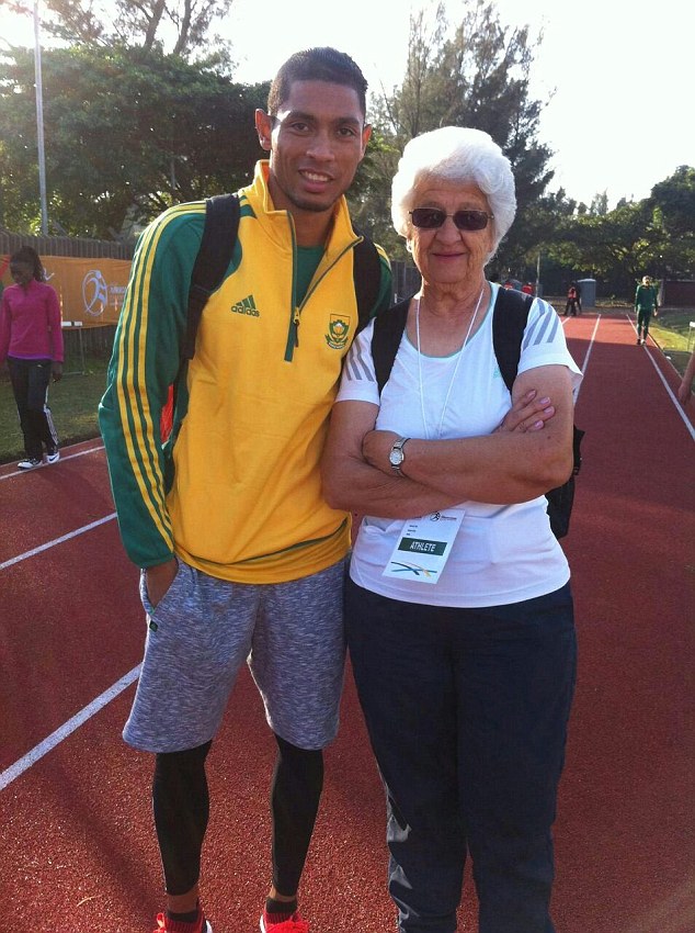 The 24-year-old Niekerk, who is also the current 400m world champion, is trained by a 74-year-old great grandmother, Anna “Tannie Ans” Botha.