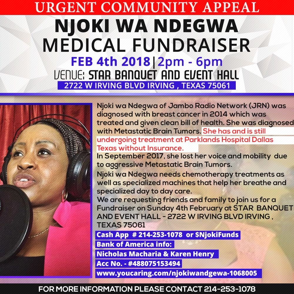 Njoki Ndegwa Medical Fundraiser