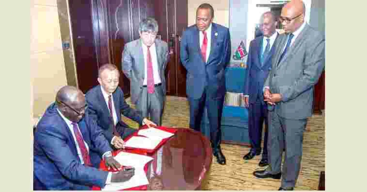 President Uhuru Secures Sh359 Billion from China for Standard Gauge Railway Extension to Kisumu