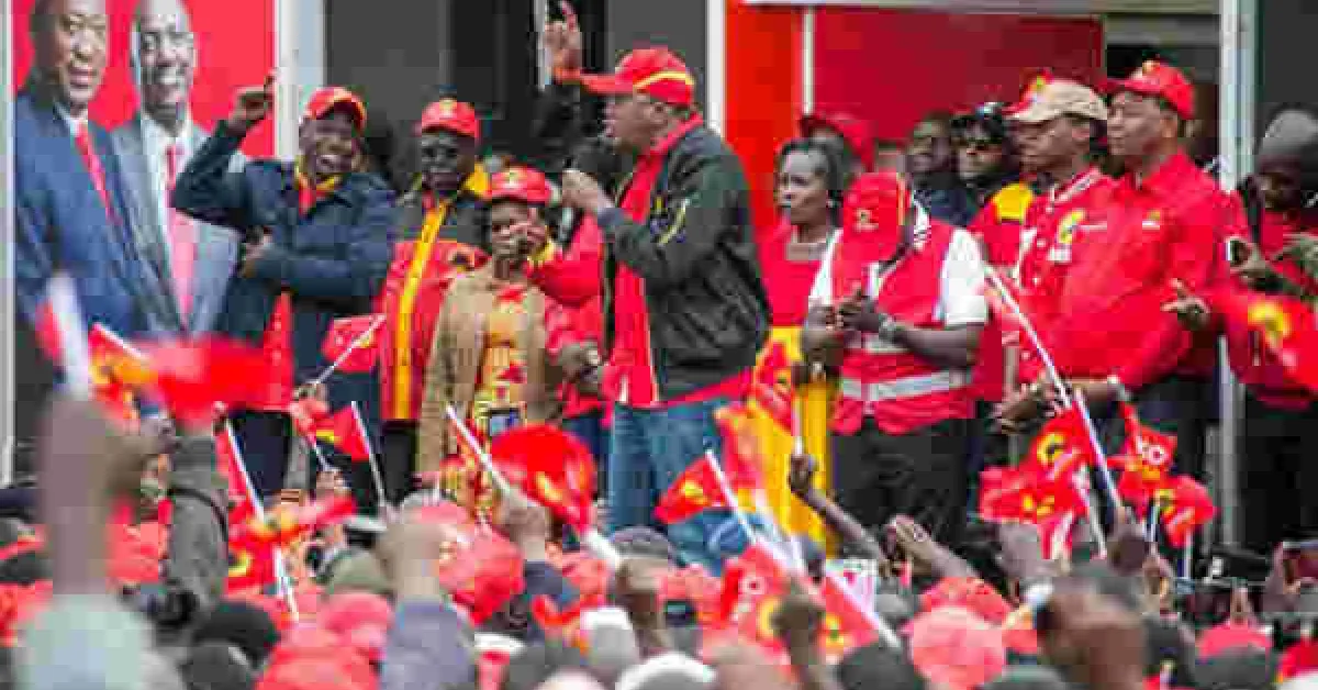 Shame on You, President Uhuru Tells Raila for Linking Army to Poll Rigging