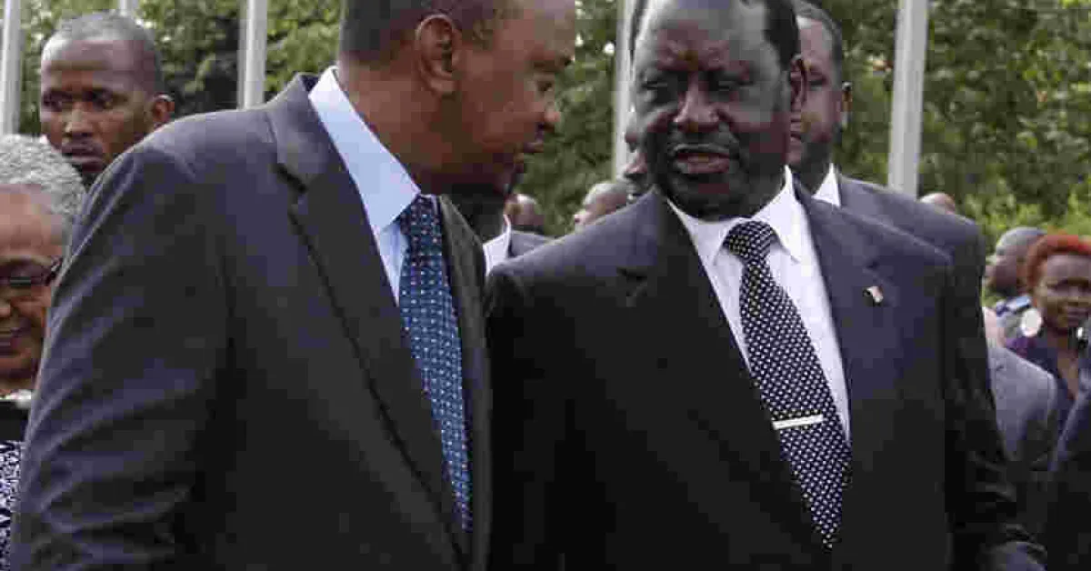 US Pollster Puts Raila Ahead of President Uhuru Kenyatta