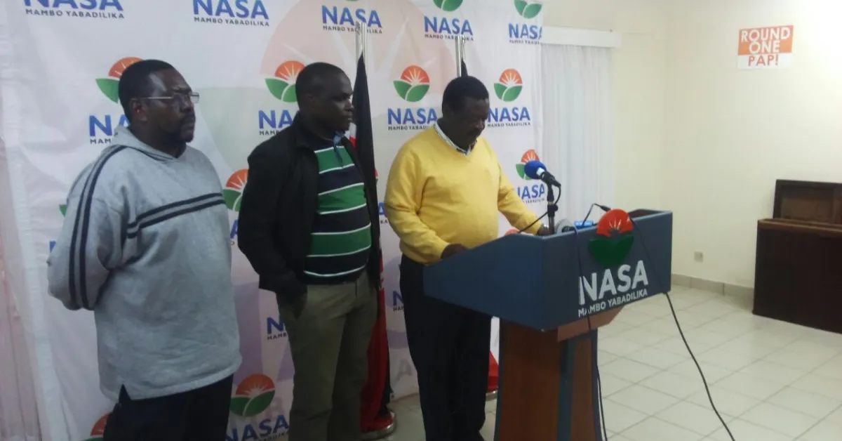 NASA Makes Fresh Demands to IEBC Hours to Elections
