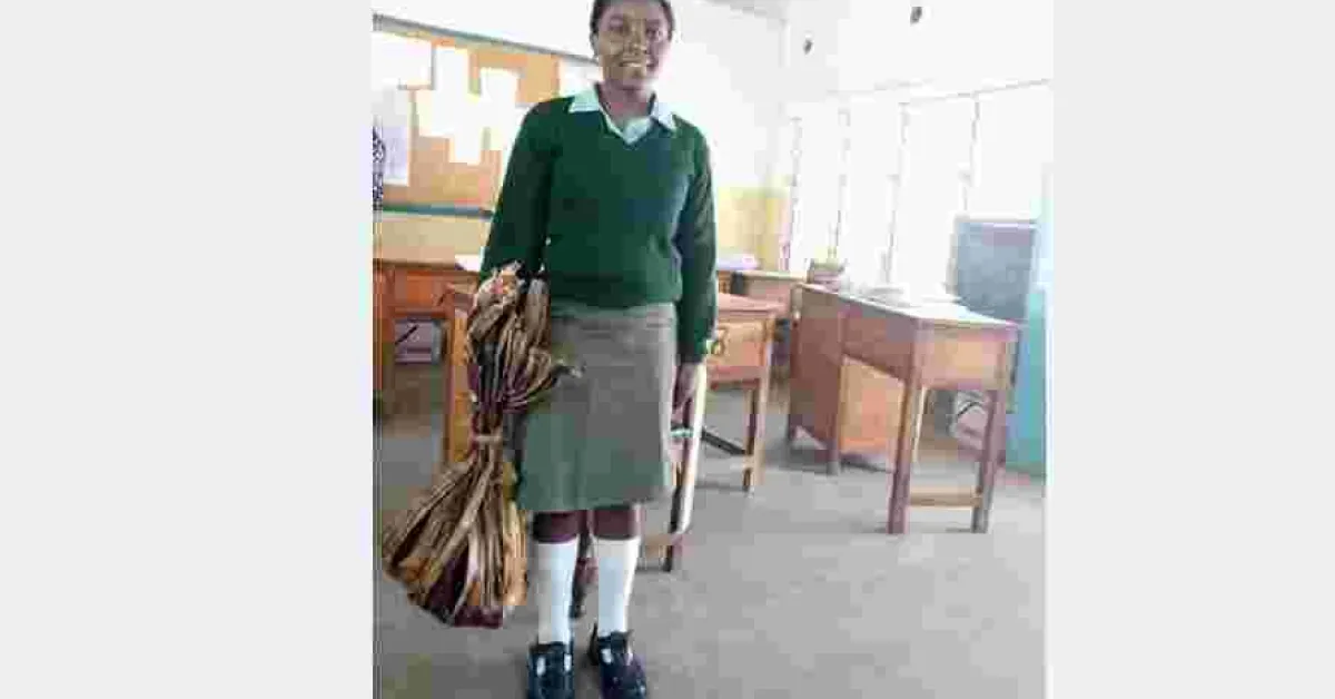 Kenyans React to Photo of Student Carrying Back to School Shopping on Banana Leaves Following Plastics Ban