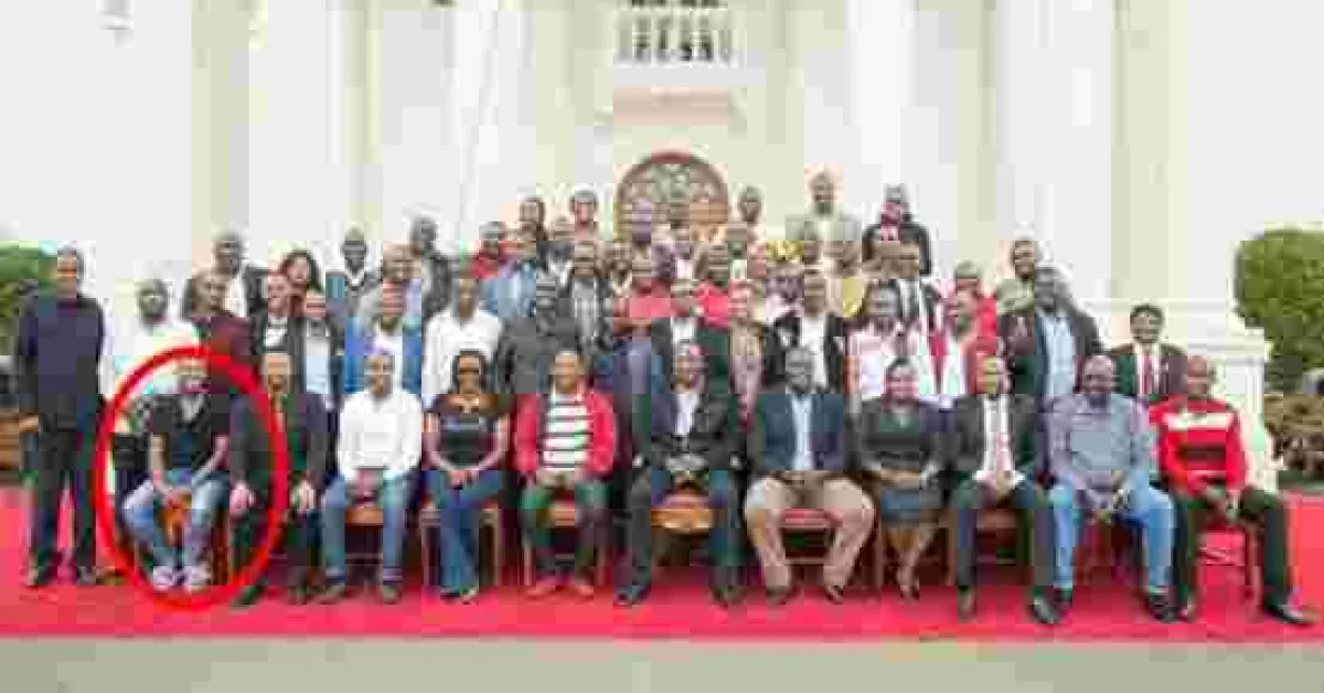 Controversial MP Shows Up at President Uhuru's State House Meeting Wearing Slippers