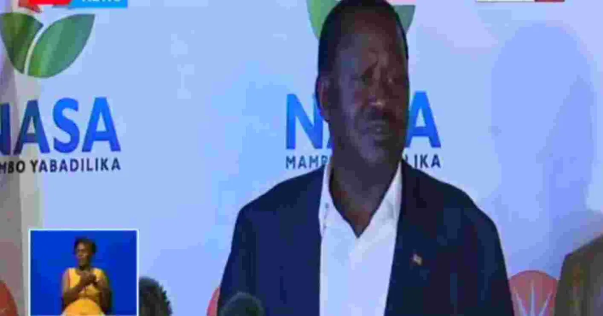 Raila Rejects Provisional Presidential Results Being Announced by IEBC, Calls Them &quot;Fake&quot; and &quot;Fictitious&quot;