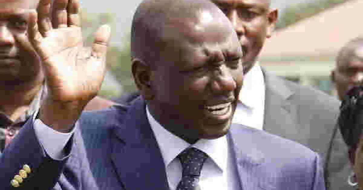 Deputy President William Ruto Attacks Raila in a Tweet