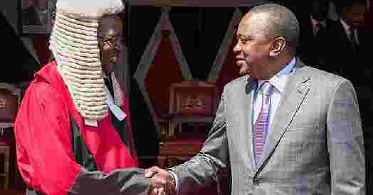 President Uhuru Asks Nyeri MP Ngunjiri Wambugu to Withdraw Petition against Chief Justice David Maraga