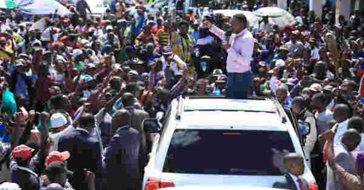 Machakos Governor Alfred Mutua Hits Campaign Trail in Ukambani in Support of President Uhuru