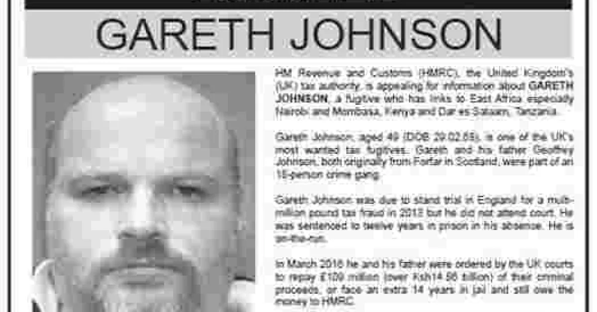UK Offers Financial Reward for Information on Tax Fugitive Hiding in Nairobi
