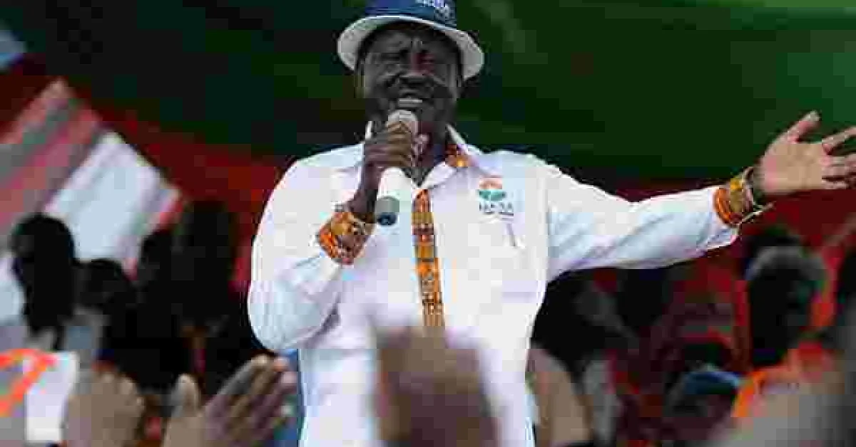 I Won August 8th Election, Raila Maintains