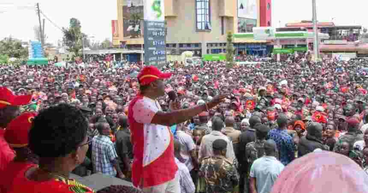 Raila Pushing for 'Nusu Mkate' Government, President Uhuru Says