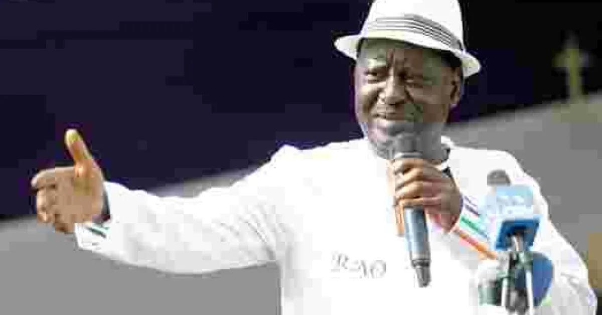 Raila Engages in War of Words with Presidential Candidate Ekuru Aukot