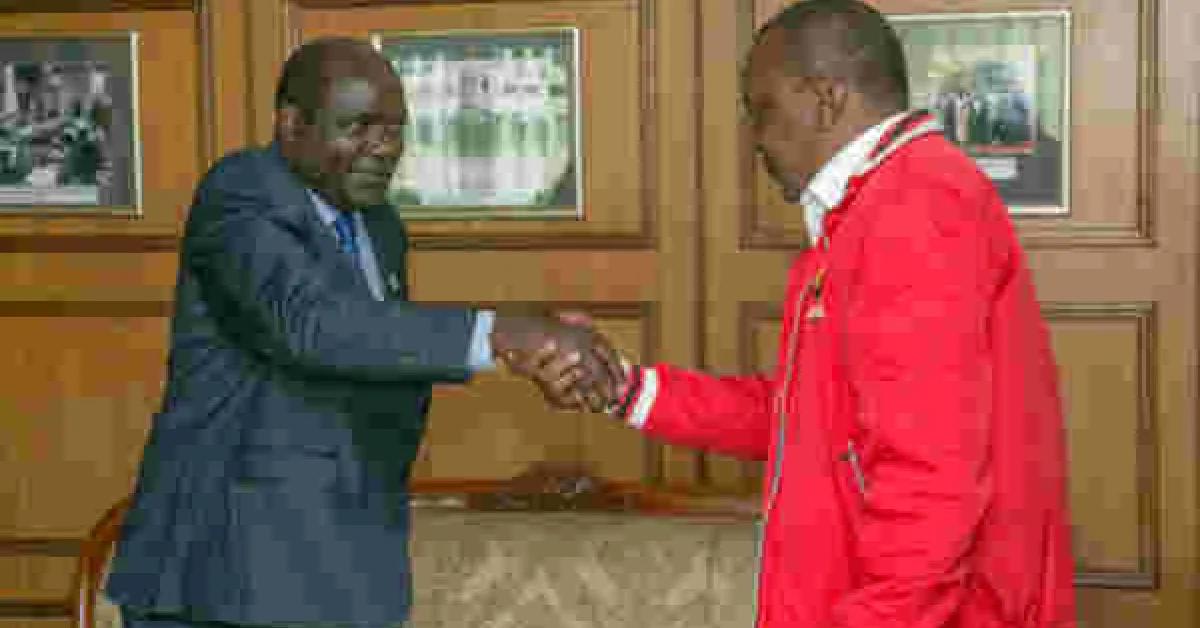 President Uhuru Holds Talks with IEBC Chair Wafula Chebukati, Says Jubilee Has No Demands