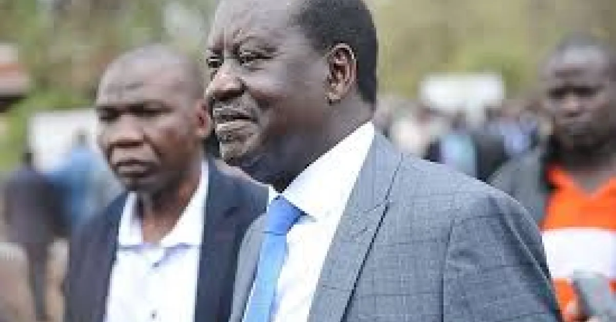 Raila Travels to the UK after Cancelling Coast Tour